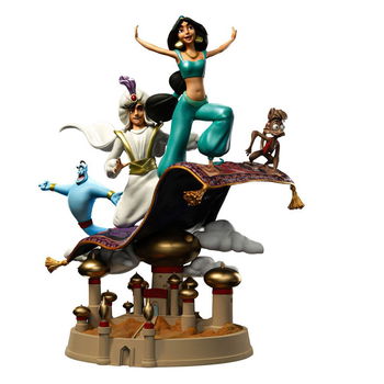 Iron Studios Disney Deluxe Statue Aladdin and Yasmine - 0