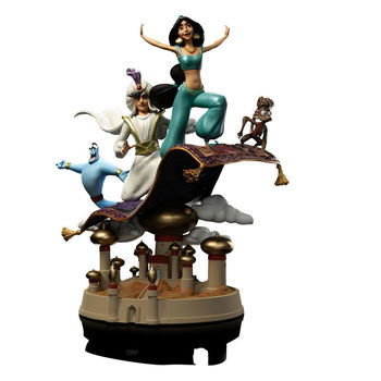 Iron Studios Disney Deluxe Statue Aladdin and Yasmine - 2