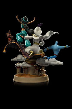 Iron Studios Disney Deluxe Statue Aladdin and Yasmine - 4