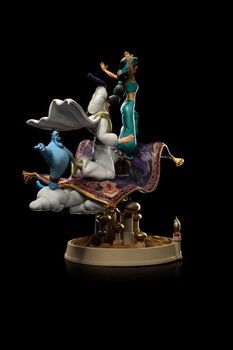 Iron Studios Disney Deluxe Statue Aladdin and Yasmine - 5