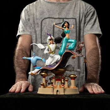 Iron Studios Disney Deluxe Statue Aladdin and Yasmine - 6