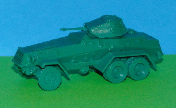 Duitse Sd Kfz 231 6-rad pantserwagen - 3D-print - 0