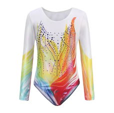 SALE - Turnpakje Brenda LM - rainbow - maat 134/140