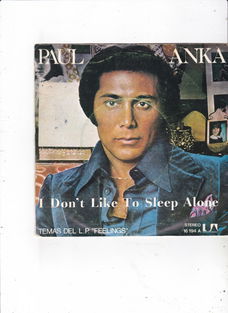 Single Paul Anka - I don't like to sleep alone