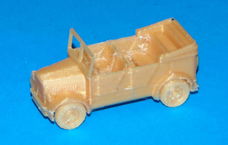 Duitse Mercedes G5 stafauto - open -3D-print in div. schalen