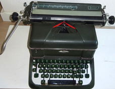 Halda Zweedse typemachine