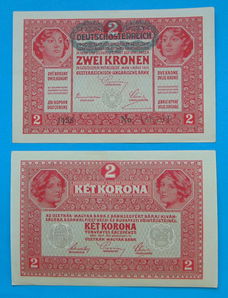 Oostenrijk - 2 kronen 1919 - Unc