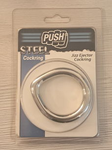 Push Monster Steel Cockring Jizz ejector