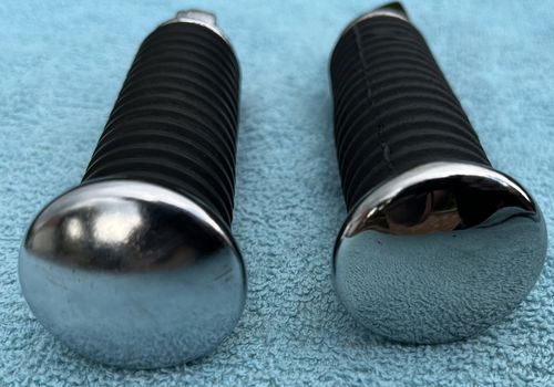 Voetsteun rubber/chroom (ruilen met volledige rubbere voetsteunen is ook mogelijk) - 5