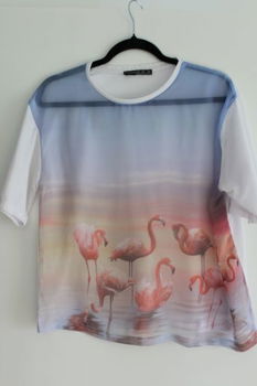 Shirt Pelikanen - maat 40 - 4