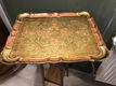 Groot Venetiaans / Florentijns Dienblad in Oud Roze/Goud. - 1 - Thumbnail