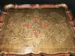 Groot Venetiaans / Florentijns Dienblad in Oud Roze/Goud. - 2 - Thumbnail