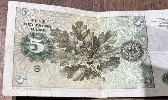 Bankbiljet 5 Mark - 3
