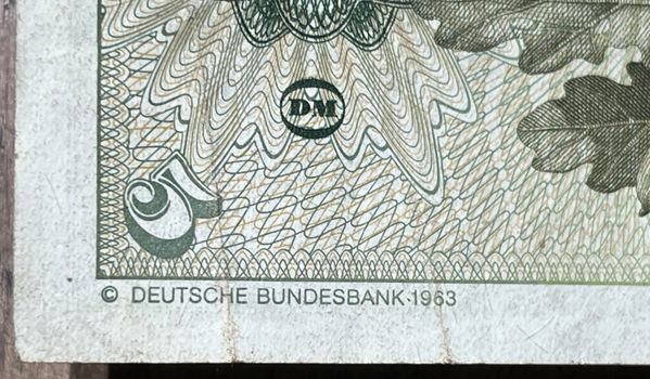 Bankbiljet 5 Mark - 4