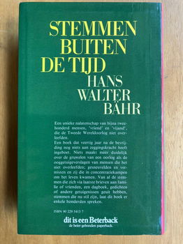 Stemmen buiten de tijd - Hans Walter Bähr - 1