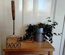 Aardappelstamper met houten handvat - landelijk, brocant - 1 - Thumbnail
