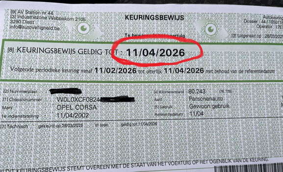 Opel corsa, 1200cc, benzine, 2002, 80584km, lime green, 1 ste eigenaar, euro 4, KEURING VERKOOP OK - 7