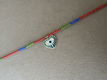 Kralen ketting met evil eye hart bedel ibiza hippie oogje - 0 - Thumbnail