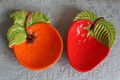 2 fruitschaaltjes Vintage Japan - 0 - Thumbnail