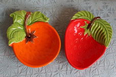 2 fruitschaaltjes Vintage Japan