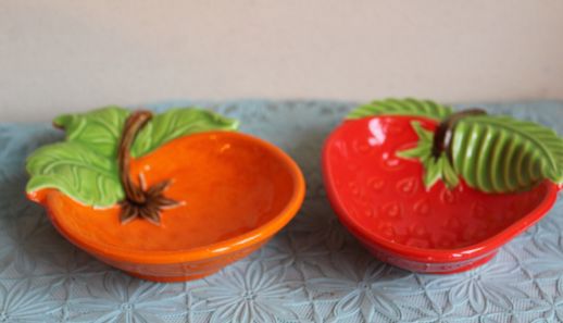 2 fruitschaaltjes Vintage Japan - 1
