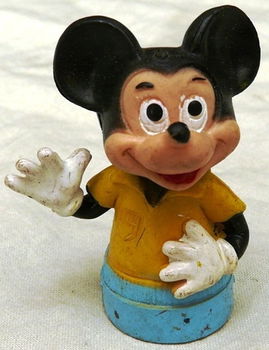 FIGURE / FIGUUR, Mickey Mouse, Vingerpop, Disney, jaren'80.(Nr.1) - 0