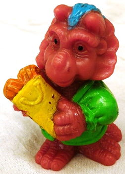 Figure / Figuur, PVC, Pink Dinosaur, jaren'80.(Nr.1) - 0