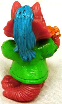 Figure / Figuur, PVC, Pink Dinosaur, jaren'80.(Nr.1) - 2
