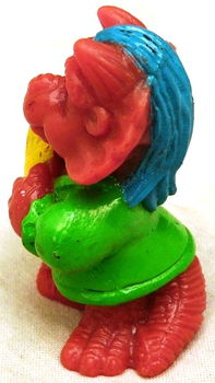 Figure / Figuur, PVC, Pink Dinosaur, jaren'80.(Nr.1) - 6