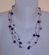 Modern Agaat en zilver collier, 3 strengen - 0 - Thumbnail