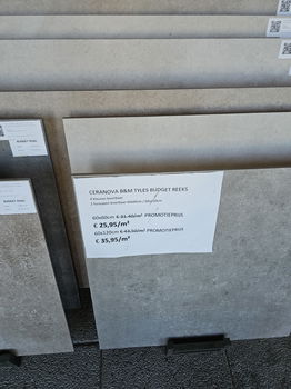 Goedkope eerste keus tegels in Breda en Lier. Grote tegels voor €19,99 p/m². Elke zondag open. - 6