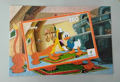 Disney Donald Duck legpuzzel - Donald en de leeuw - Blatz