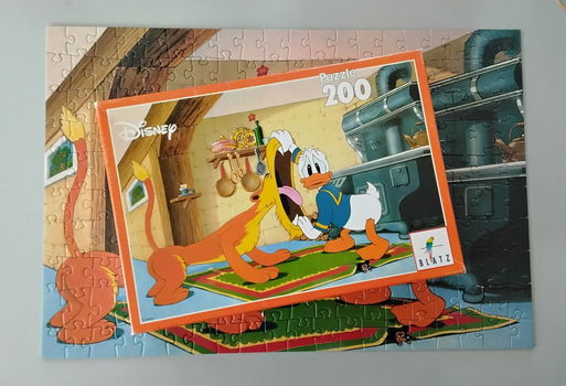 Disney Donald Duck legpuzzel - Donald en de leeuw - Blatz - 0