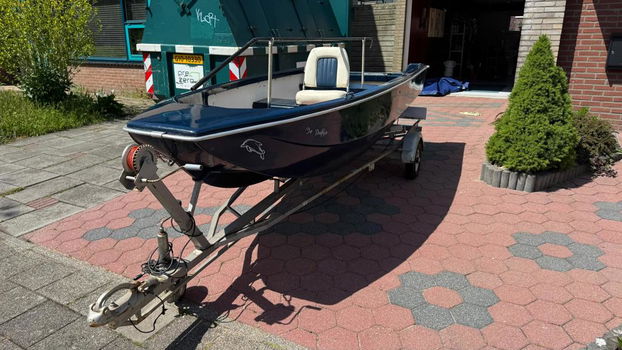 Complete boot, motor, trailer, nieuw dekzijl - 1