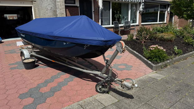 Complete boot, motor, trailer, nieuw dekzijl - 6