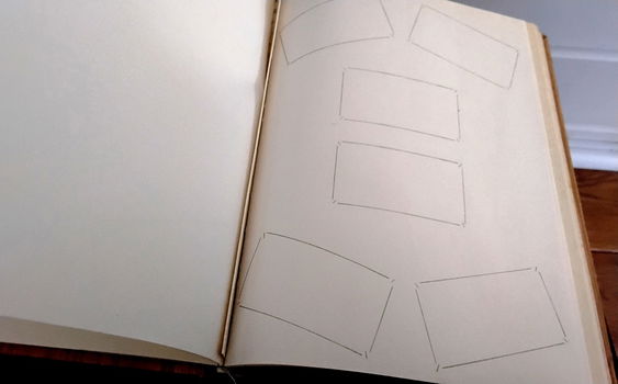 Oud Receptieboek - jaren 50 - jaren 60 - ongebruikt - fotoboek - 3