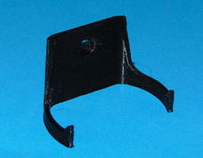 Zwarte wandhanger voor Barbie e.d. - 3D-print