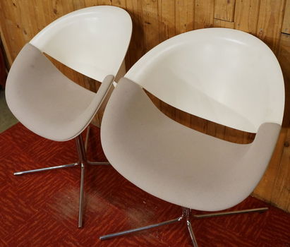 Set So Happy chairs Retro kuip stoelen Marco Maran Maxdesign Italy art chroom Design Fauteuils - 0