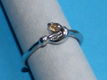 Zilveren ring met perzik Swarovski - model AK - div. maten - 0 - Thumbnail