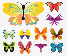 Vlinders - A4 scrapbooking print A