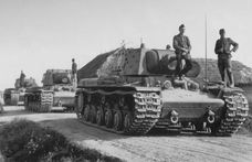 Sovjet KV-1's in Duitse dienst - fotoprint