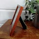 Vintage houten fotolijstje met groene achterzijde - 3 - Thumbnail