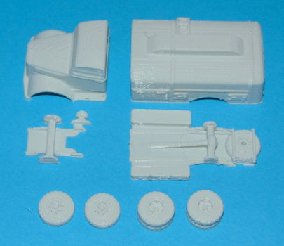 Opel Blitz tankwagen - 3D-print in diverse schalen - 2
