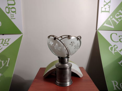 Antieke tafellamp /sfeerlamp - 0