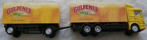Modelvrachtwagen, Schaal 1:87, Scania Truck Met Trailer, Promotie Gulpener, Gulpener Bier.(Nr.1) - 4 - Thumbnail