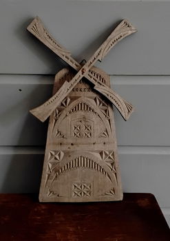 Houten molen met ophanghaakje - 1