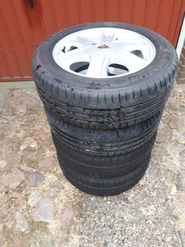 Hele mooie Set LM velgen 4x100 15” met banden - 7