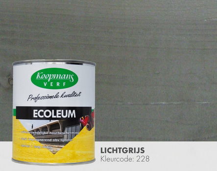 Koopmans Ecoleum Lichtgrijs 228 Beits vanaf € 6,00 per liter - 1
