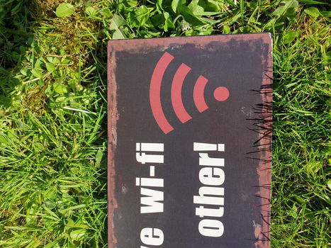 metalen wandbord , Wi-Fi - 1