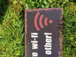 metalen wandbord , Wi-Fi - 1 - Thumbnail